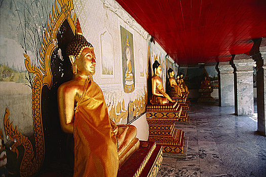 黄金,佛,寺院,素贴,清迈,泰国