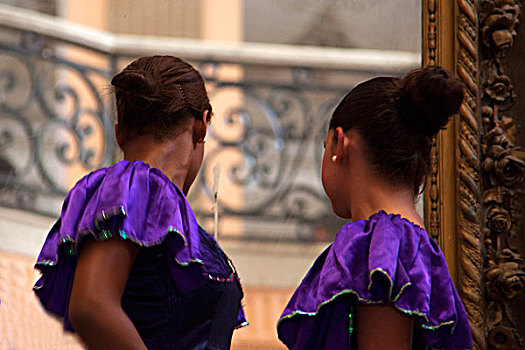 中美洲,古巴,圣克拉拉,女性,服饰,舞蹈表演