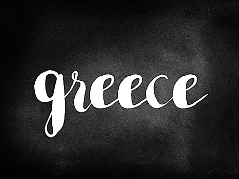 希腊,书写,黑板