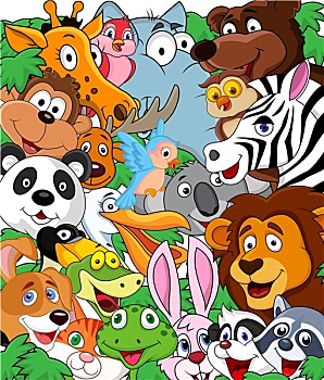 动物,卡通,背景