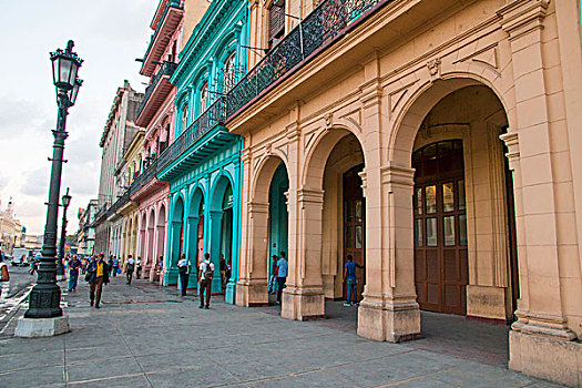古巴,哈瓦那,街景,哈瓦那旧城,市中心