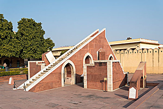 器具,简塔曼塔天文台,观测,斋浦尔,拉贾斯坦邦,印度,亚洲