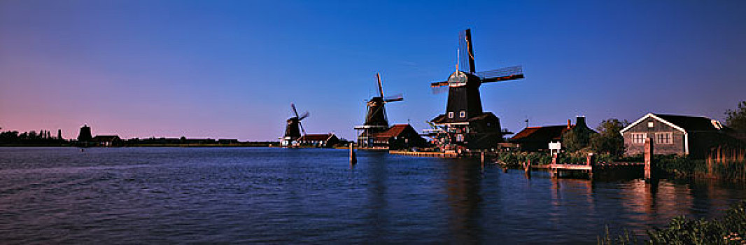 荷兰,北荷兰,风车,博物馆,城镇,大幅,尺寸