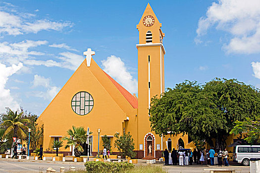 天主教,教堂,博奈尔岛,荷属安的列斯群岛,安的列斯群岛,加勒比