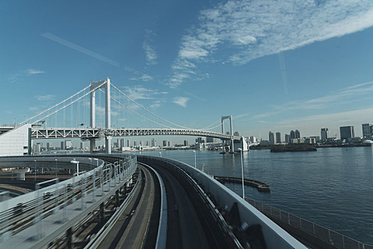 日本东京海鸥线轻轨轨道