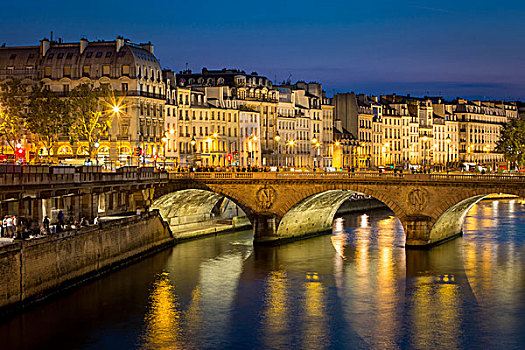巴黎新桥,建筑,塞纳河,巴黎,法国