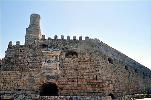 中世纪,城堡,克里特岛,希腊