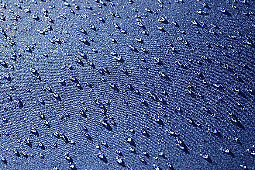 雨滴,材质,蓝色,特写