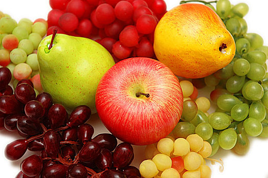 多样,水果,葡萄,苹果,桃