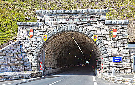 隧道,高处,海平面,高,高山,道路,上陶恩山国家公园,奥地利,欧洲