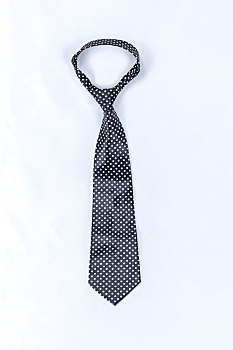 男式商务斑点花纹深色领带丝织品