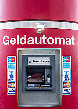 自动柜员机,多样,信用卡,柏林,德国,欧洲