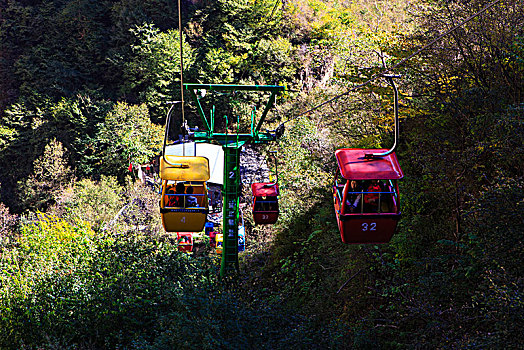 百里峡缆车