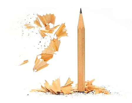 铅笔,木头,屑