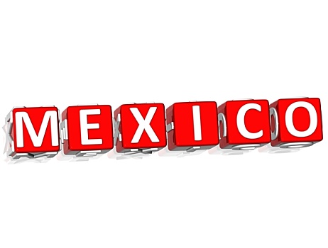墨西哥,方形,文字