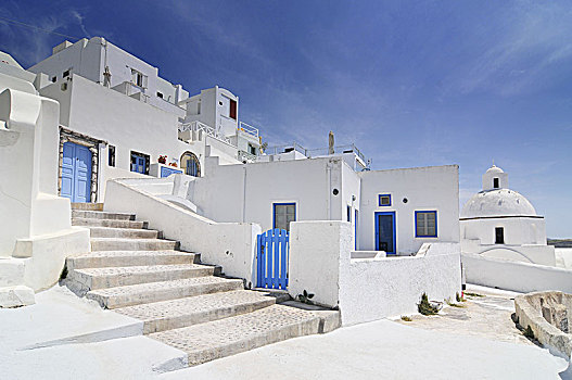 传统,白房子,爱琴海,建筑,圣托里尼岛,希腊
