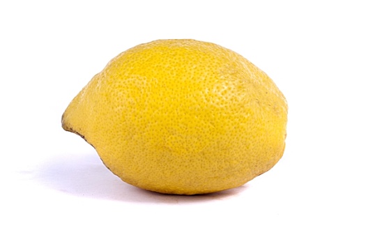 柠檬,白色背景