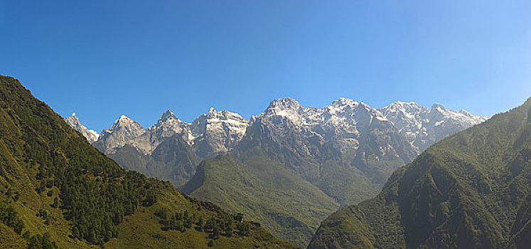 云南中甸玉龙雪山