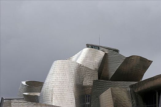 古根海姆博物馆,特写,毕尔巴鄂,西班牙