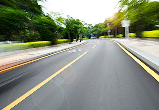 道路,动感