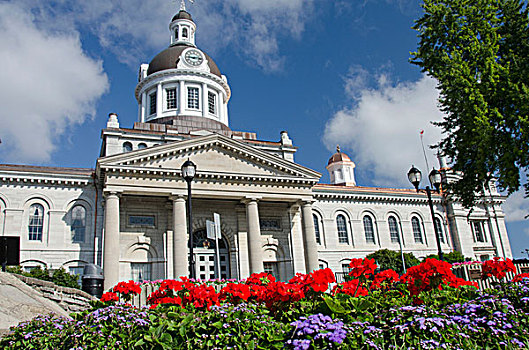 安大略省,加拿大,市政厅,一个,19世纪,建筑