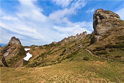 小路,山