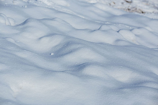 白色的雪地地质地貌背景图