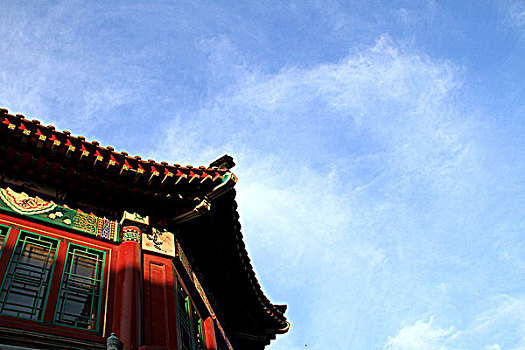 北京宛平古城古建筑局部