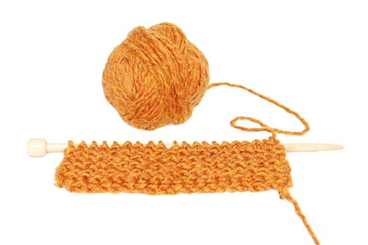 编织品,缝合,一个,针,毛线球