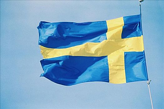 瑞典国旗涂色图片