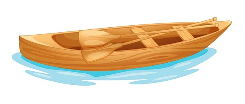 独木舟,水上