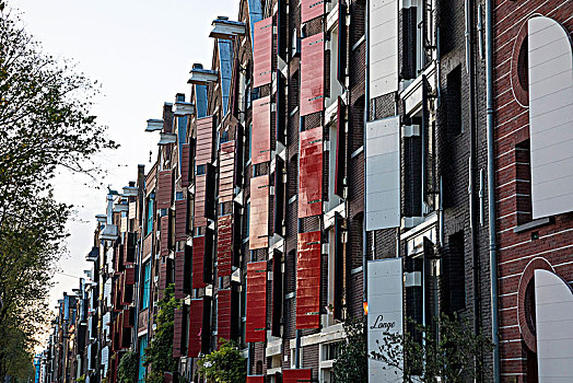 荷兰,阿姆斯特丹,百叶窗