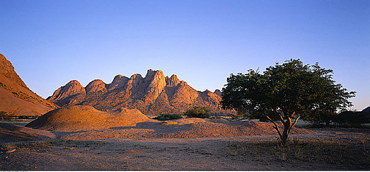 风景,岩石构造,纳米比亚,非洲