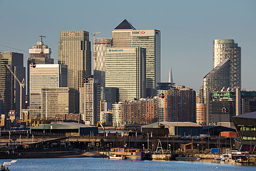 金丝雀码头,金融中心,港区,伦敦,英格兰,英国,欧洲
