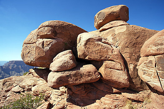 岩石构造,西部,边缘,大峡谷,亚利桑那,美国