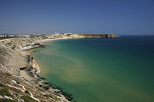 悬崖,大西洋海岸,靠近,葡萄牙,欧洲