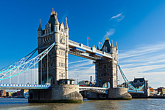 英格兰,伦敦,塔桥,泰晤士河,靠近,伦敦塔