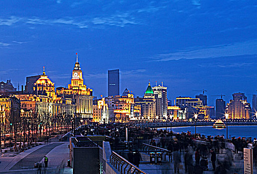 上海外滩,璀璨夜色,魅力无穷