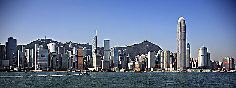 中国,香港,市中心,天际线