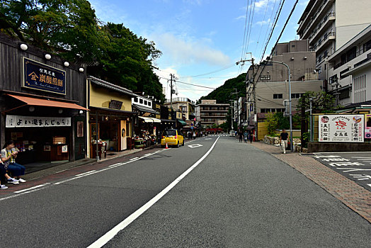 日本大阪的街头