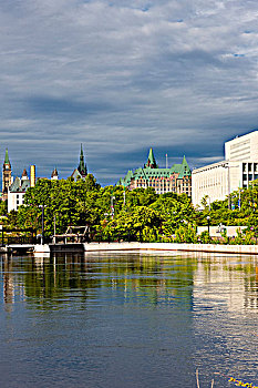 河,运河,渥太华,安大略省,加拿大