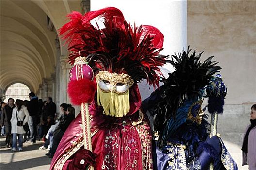 面具,2009年,狂欢,威尼斯,威尼西亚,意大利,欧洲