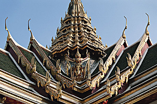 泰国,曼谷,老,大皇宫,宫殿,大幅,尺寸