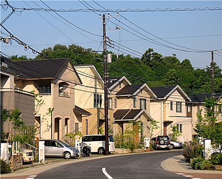 住宅,郊区,东京