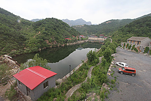 秦皇岛,石头,山村,山沟,村庄,青山绿水,原野,舒适,水库,旅游