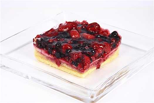 水果蛋糕,玻璃板,白色背景,背景