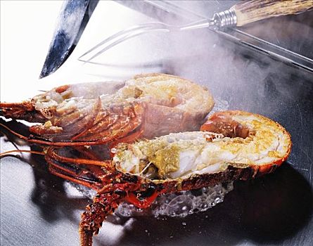 平分,大螯虾,平煎锅