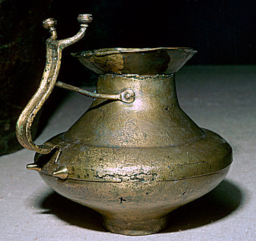 凯尔特,青铜,罐,八世纪