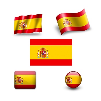 西班牙,旗帜,象征