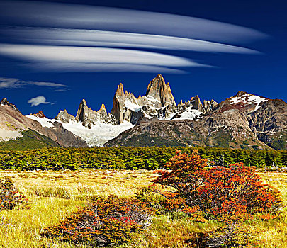 洛斯格拉希亚雷斯国家公园,巴塔哥尼亚,阿根廷